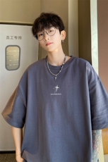 230g重磅纯棉!夏季短袖t恤男半袖男NT190-特P19控38，男装T恤，电商B367