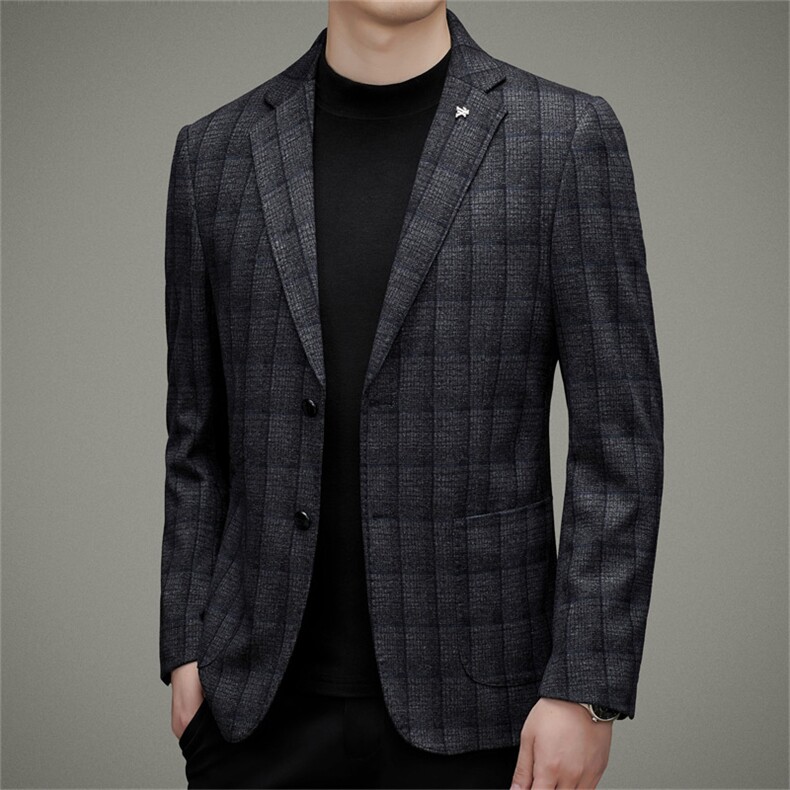 DJ2230钱塘2020-3中年男士时尚休闲简约百搭秋冬季西服货稳P152,男装西服,钱塘207-3