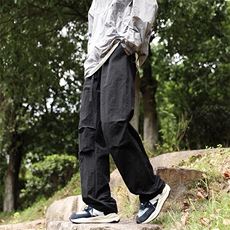 高街ins潮牌工装休闲裤夏季薄款宽松直筒防晒速干裤子K7192-P35，男装休闲裤，星座512-3