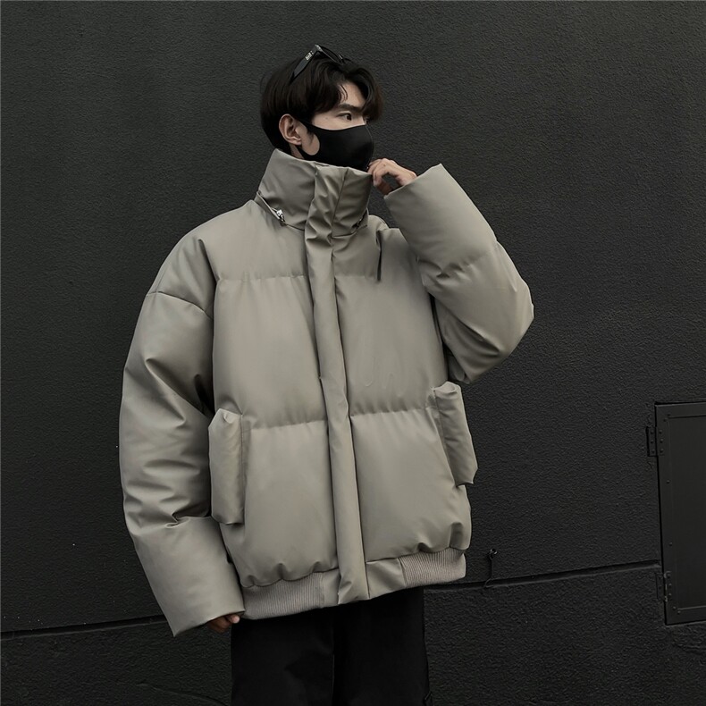 24年新款高级感品质短款皮棉衣立领加厚棉服外套M6710-PP88,男装棉衣,星座307A