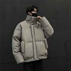 24年新款高级感品质短款皮棉衣立领加厚棉服外套M6710-PP88，男装棉衣，星座307A