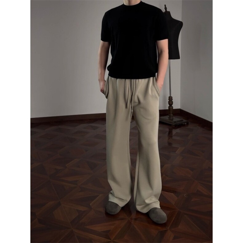 【现货】莫代尔软糯丝滑空气层A字卫裤直筒微宽松K06081特P50，男装休闲裤，星座1004（原星座815-3）