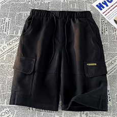 短裤男夏季2023年新款潮牌工装休闲五分裤宽松薄款外穿K4060-P41，男装休闲裤，星座412-3