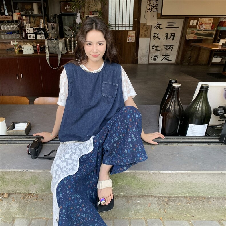 现货！1数据款，有买家秀牛仔特色2件套（T加裤子）P170三件套190,女装套装/套裙,2C262