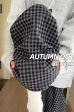 (网图慎用）特批P35无差价港风格子大码毛呢直筒休闲裤男K5795，男装休闲裤，电商A001