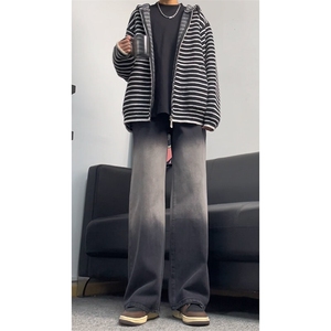 渐变修身牛仔裤美式高街vibe裤子XZ310A-4-NZ11-P55图片