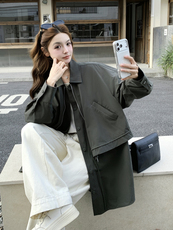 2026春季新款现货衬衫式风衣2C087-201-P255-K408，女装衬衫，2C087