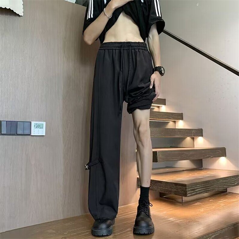 DA601-P40夏季休闲裤子男2025新款直筒长裤潮牌工装冲锋裤青少年,男装休闲裤,星座603-2