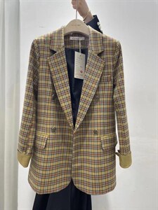 秋季新品 格子西服外套图片