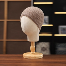 2025年春季无檐横竖交叉纹盆帽时尚百搭男女通用四季可用，帽子，绒朵羊绒