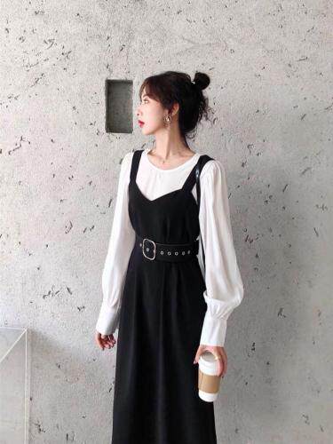 两件套连衣裙，女装连衣裙，贻思茗