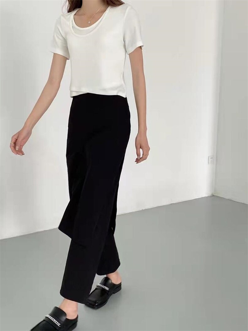 假两件T+设计师款裤子，其它，季尺