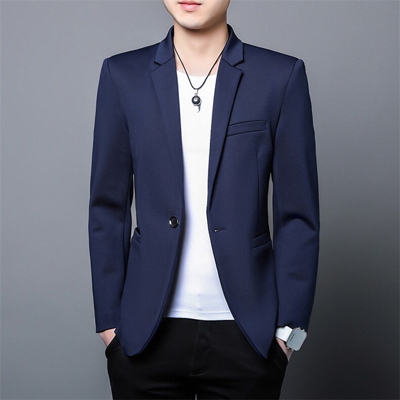 小西装男士韩版发型师潮流修身西服套装春季青年百搭外套YZ06-P75,男装西服套装,星座509