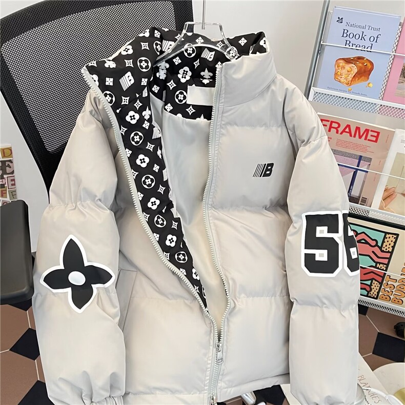 棉服男冬季2025新款面包服棉袄子加厚保暖棉衣外套,男装棉衣,星座410-6（原星座1304-1）