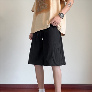 2025夏季新款机能户外速干纯色宽松五分裤B315-K25545-特p25控48图片