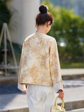 中式2026年春季新款刺绣短外套，女装短外套，靓衣阁