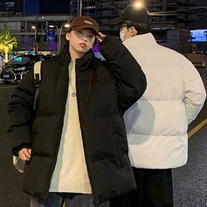推荐2023冬季新款棉衣港风情侣棉服潮牌宽松上衣M6688图片