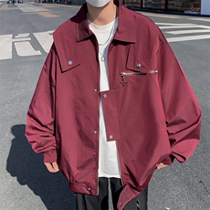 高街夹克男韩版潮流帅气百搭2024冬季新款ins宽松外套W5745-P60，男装夹克，星座412-3