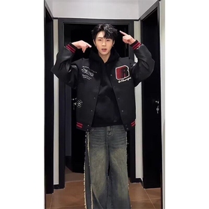 【现货】DJKG75-P70字母刺绣棒球服春秋新款外套 高质量有量可谈图片