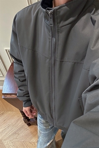 美式潮牌立领棉衣外套冬季加厚保暖正肩夹克棉服男潮MF3665-特P62图片
