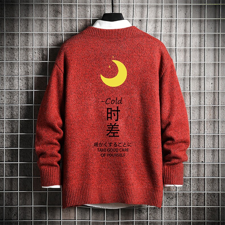 M19047-P45加绒款-P65加厚加绒毛衣男大码毛线衣男针织衫网格,男装针织衫/毛衣,电商A040A