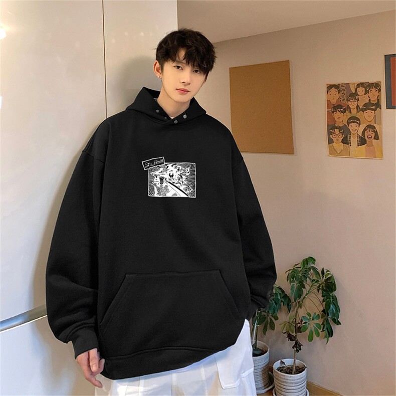 供抖音丶重磅高品棉350克排扣连帽武圣卫衣LW6039-特p58控78,男装卫衣,星座508（原C305）