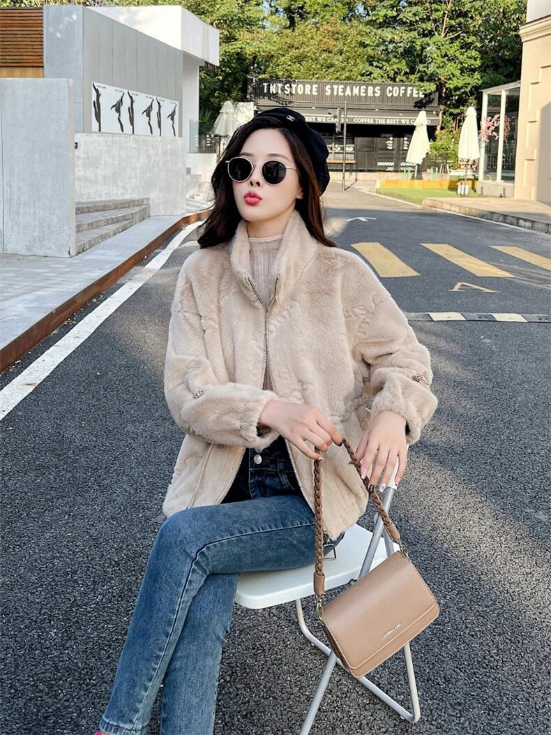 冬季新款水貂毛外套，其它，樱·之秀