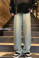 XZ616春季大码新款设计感牛仔裤TY506P65控78，男装牛仔裤，星座512A（原616）
