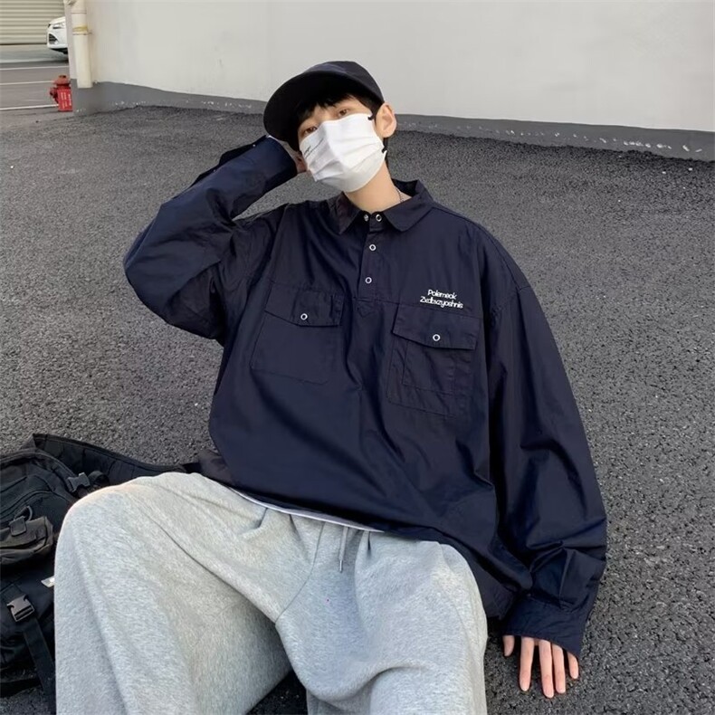 2023男春秋潮流工装衬衫HW87P45,男装衬衫,星座1116-2