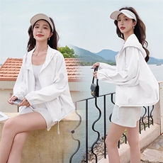 现货2025夏装新款触肤即凉体感降温防晒衣，女装防晒衣，慕依路