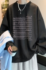 麂皮绒卫衣男大码重磅长袖t恤男JW81428-P35，男装T恤，电商A040