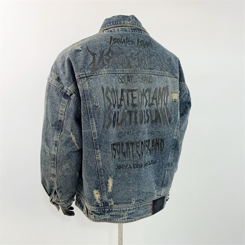 2025新款男士冬季翻领牛仔羽绒服外套D213-6288-P430,男装工装外套,电商D213