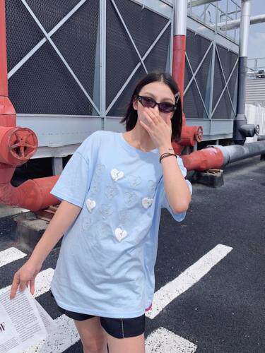 【现货】爱心T恤，女装T恤，JUAN