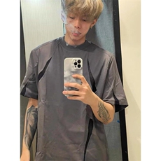 简约潮流眼解构设计感短袖男款夏季凉感原宿气质TX65，男装T恤，星座1116A（原606A-3）
