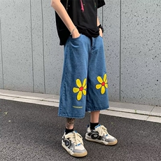 直筒潮时尚潮牌青春流行百搭运动裤宽松型纯色休闲裤夏季，男装休闲裤，星座716-2