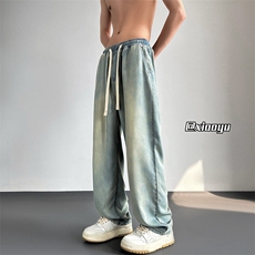 XZ616夏季新款冰丝牛仔裤薄款凉感长裤TY2485P65控78，男装牛仔裤，星座512A（原616）