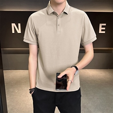 夏季新款短袖型男纯色POLO衫T恤休闲百搭半袖上衣PL88-P33，男装T恤，星座310B-3