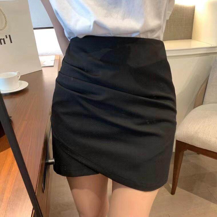 现货夏季不规则褶皱短裙巨显瘦，其它，XTZ style