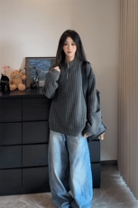 XZ307A/6713/特P23控48雪尼尔小香风亨利领长袖卫衣，男装卫衣，星座307A