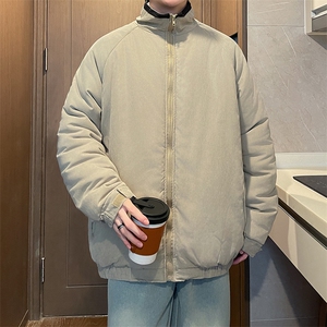 棉服男士韩版潮流文艺帅气百搭保暖2024冬季ins棉衣外套MZ281-P80图片
