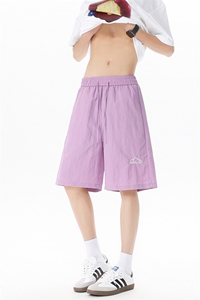 8XL-M 夏季凉感冰丝速干短裤男透气五分休闲裤宽松刺绣DK1537P35图片