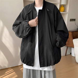 秋季美式复古设计感廓形棒球服夹克男女宽松休闲外套 D370 P108图片