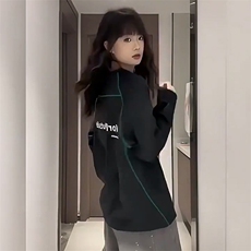 美式高街解构工艺速干长袖T恤男女款防晒罩衫户外运动潮牌骑行服，男装防晒衣，电商A443