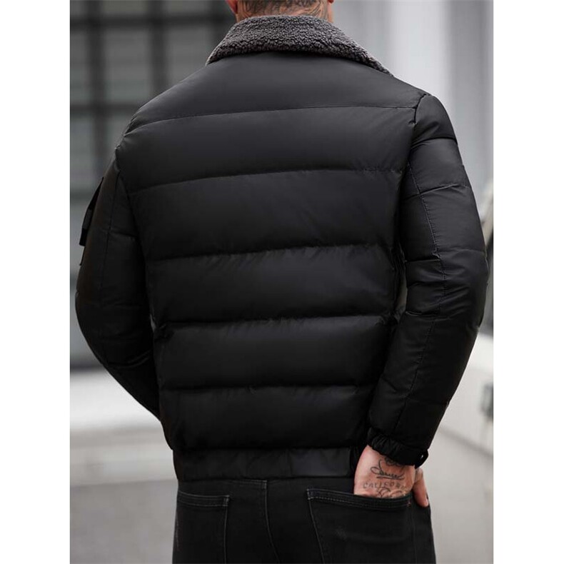 高品质皮欧防水毛领白鸭绒羽绒服外套XZ402-2-MY1811批208控258,男装羽绒服,星座402-2