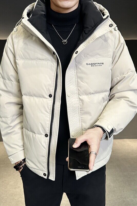 冬季店主风新款连帽羽绒服男短款保暖羽绒外套Y3680-P175,男装羽绒服,电商A239
