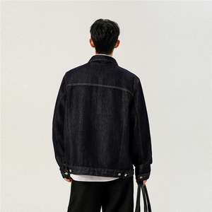 不褪色 2025新高品质牛仔夹克宽松韩版工装潮流水洗外套N101/P105图片