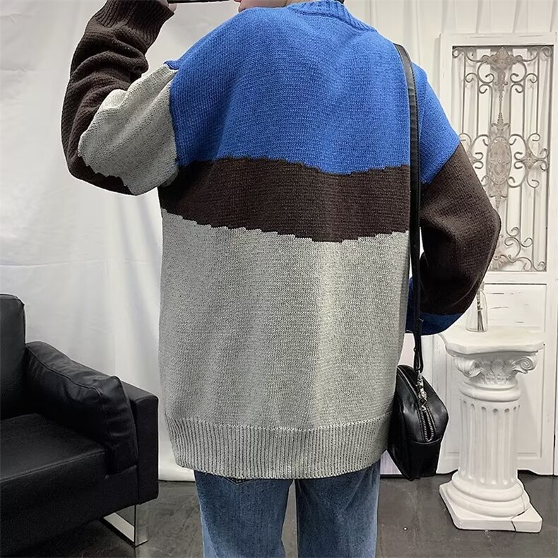 秋季毛衣男韩版潮流宽松休闲圆领针织衫D136P30,男装针织衫/毛衣,星座1116-2