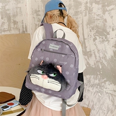 黑色猫咪双肩包