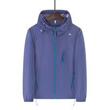 抖音户外防晒衣男女夏季宽松皮肤衣防紫外线连帽外套7730-P30，男装防晒衣，星座1402-3