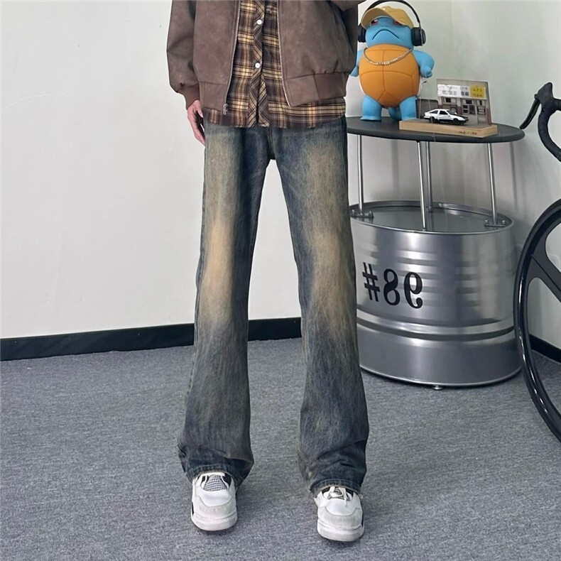 K16006-特p38<网络图>大量现货微辣微弹牛仔裤直筒裤老爹裤长裤,男装牛仔裤,星座103A-1